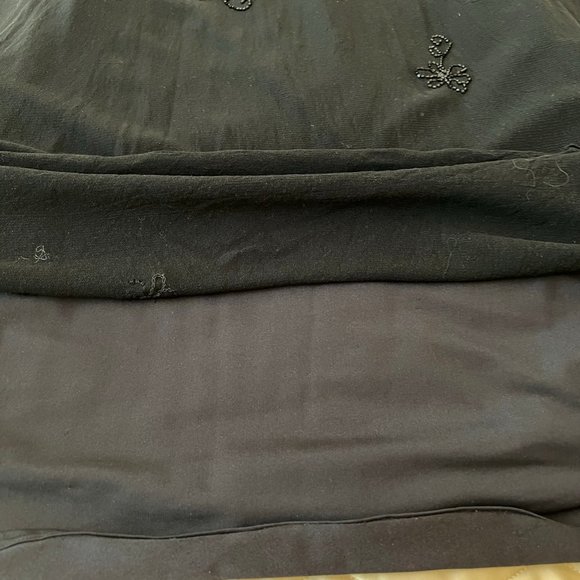 Laundry Mesh Beaded Halter Gown, Size M - Picture 8 of 11